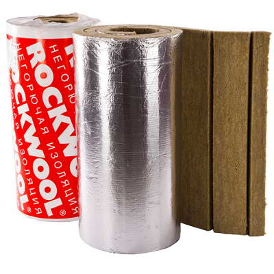 Рулон LAMELLA MAT L кашированный фольгой ROCKWOOL
