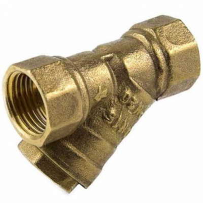 Фильтр сетчатый Y-образный латунь Ду20 Ру20 G3/4″ ВР с отверстием под пломб Aquasfera 4001-02