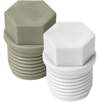 Заглушка (пробка) PP-R белая НР Дн20х1/2″ РТП