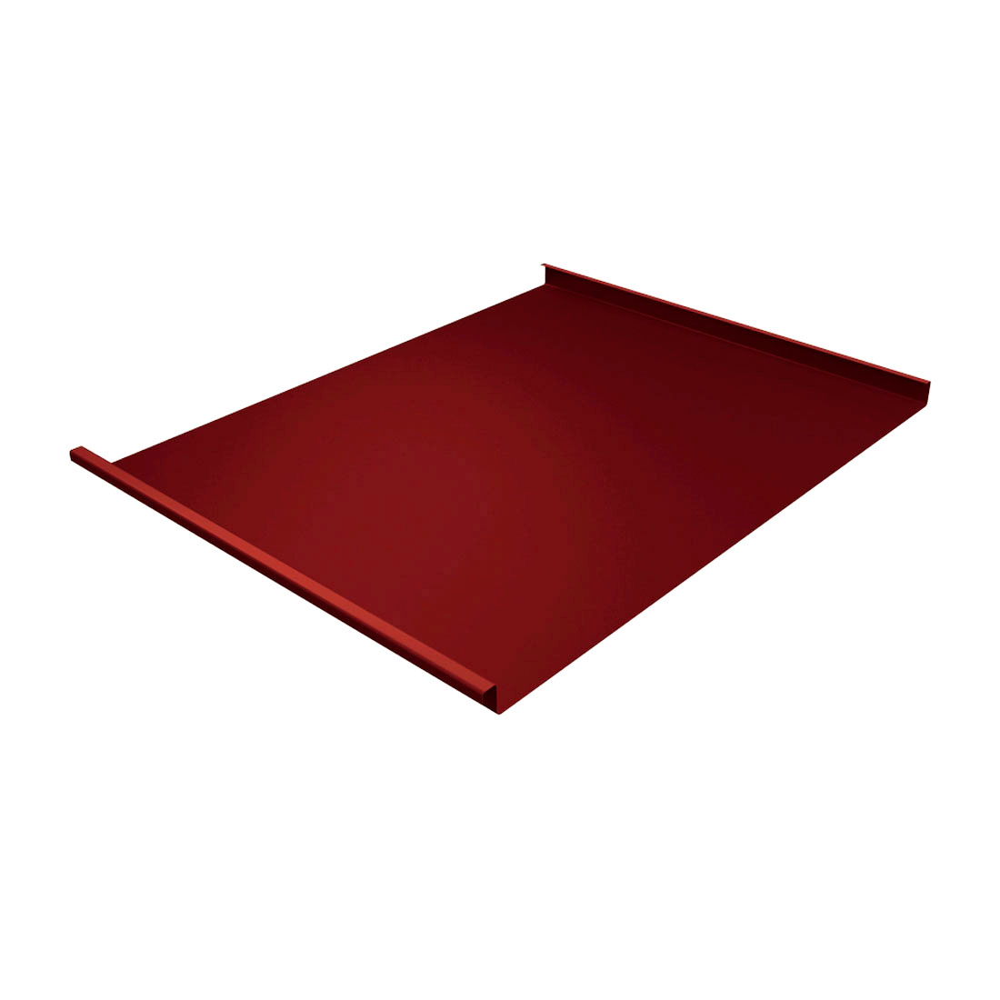 Фальц двойной стоячий 0,5 GreenCoat Pural BT matt RR 29 красный (RAL 3009 оксидно-красный), Grand Line