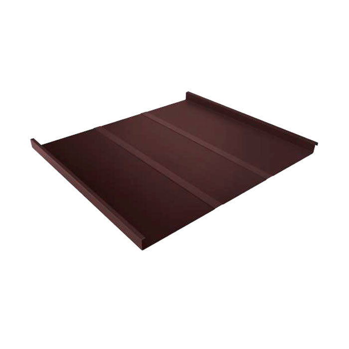 Фальц двойной стоячий Line 0,5 Rooftop Matte RAL 8017 шоколад, Grand Line