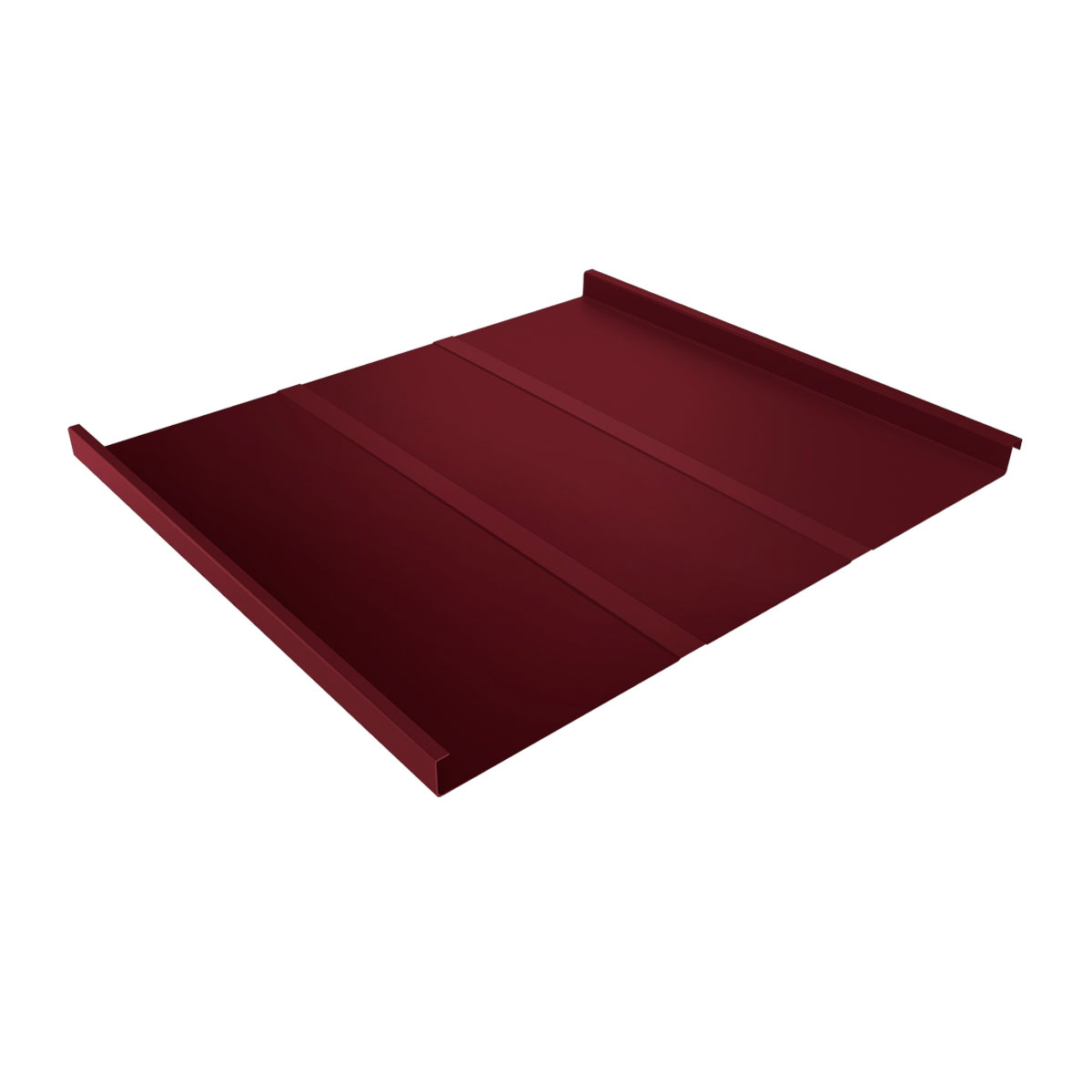 Фальц двойной стоячий Line 0,5 Velur RAL 3005 красное вино, Grand Line