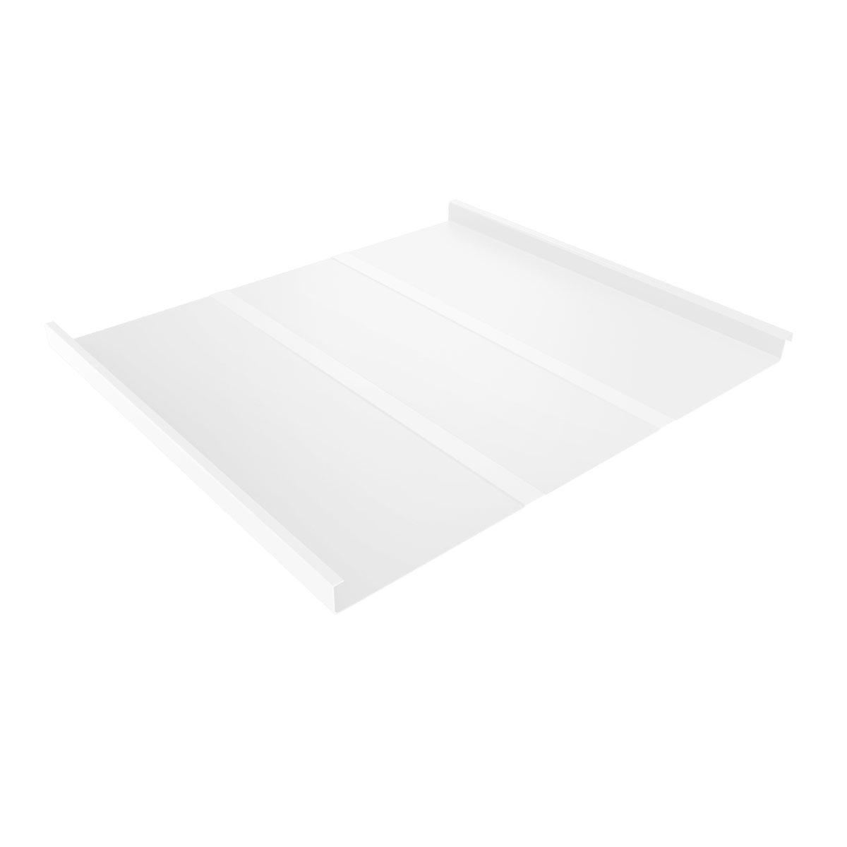 Фальц двойной стоячий Line 0,5 Satin RAL 9003 сигнальный белый, Grand Line