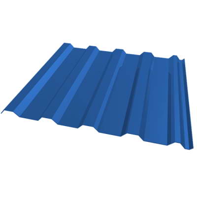 Профнастил окрашенный МП20 0,60x1100x2000 синий