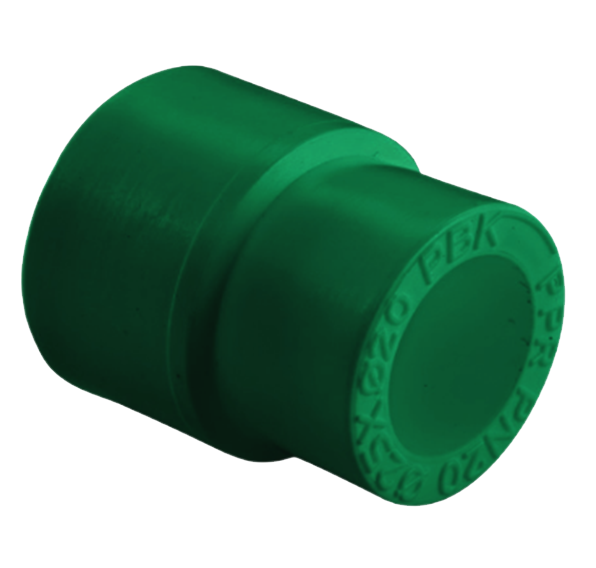 Муфта PP-R переходная зеленая Ду63 - 40 AntiFire