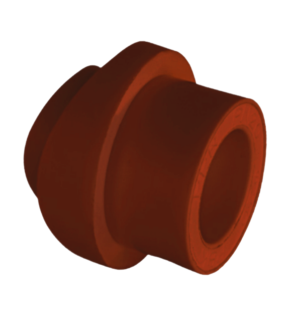 Седло вварное PP-R красное Ду75 - 32 AntiFire