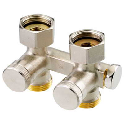 Узел нижнего подключения RLV-K никель Ру10 прямой 003L0281 Danfoss