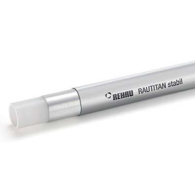 Труба PE-Xa RAUTITAN stabil серая Дн20х2,9 Ру10, до 95°C, бухта 100м Rehau