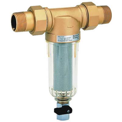 Фильтр сетчатый T-образный пластик Ду25 Ру16, до 40°C, G1″ НР FF06 Honeywell FF06-1″AA