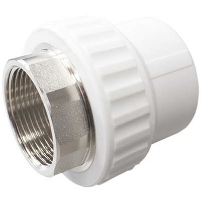 Муфта PP-R комбинированная под ключ белая ВР Дн75х2 1/2″ VALFEX