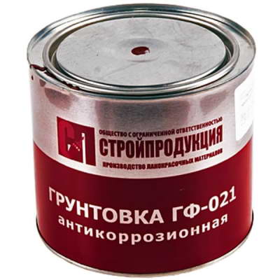 Грунтовка ГФ-021 банка 2,5кг цвет: серый