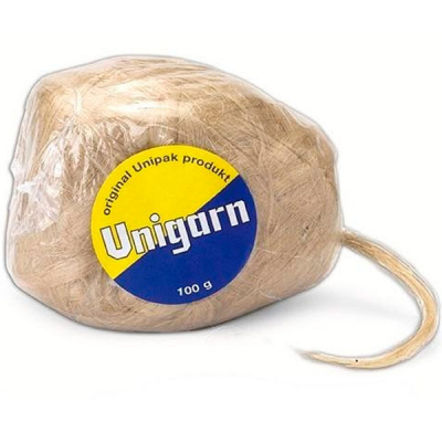 Лен сантехнический (пакля) очищенный Unigarn моток 100г Unipak 1500950