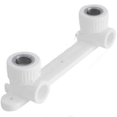 Планка PP-R монтажная белая ВР Дн25х1/2″ под смеситель с водорозетками VALFEX
